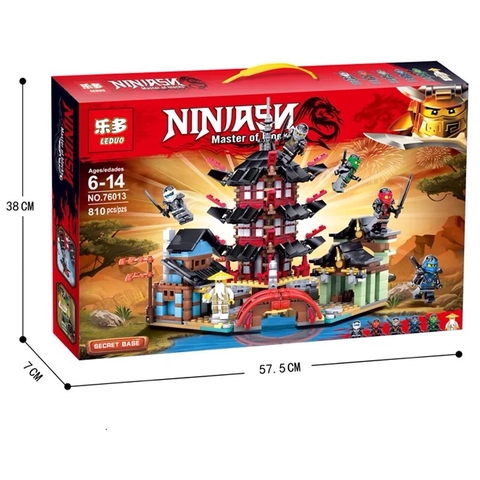Đồ chơi lắp ráp Lego NinjaGo Đền airjitzu - LEDUO 76013