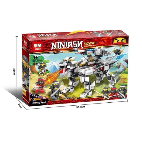 Đồ chơi lắp ráp lego Ninjago rồng -  LEDUO 76022