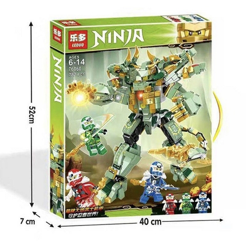 Đồ chơi lắp ráp lego Ninjago Robot Mech Rồng Xanh 782 chi tiết -  LEDUO 76060