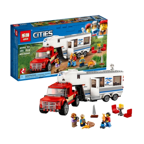 Lego xe du lịch dã ngoại - lepin 02093