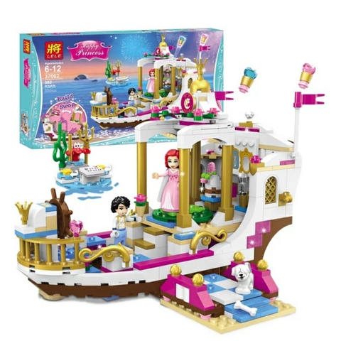 Lắp ráp Lego Du Thuyền Hoàng Gia Của Nàng Tiên Cá - Lele 37062