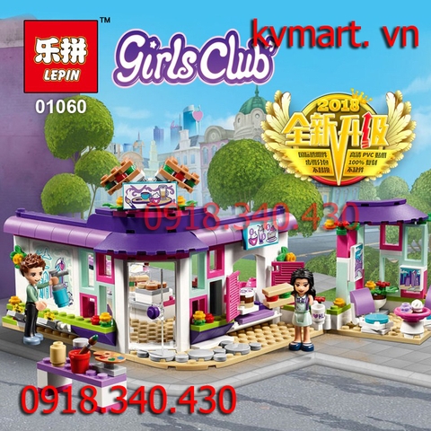 Lego Friends Tiệm Cà Phê Nghệ Thuật Của Emma - Lepin 01060