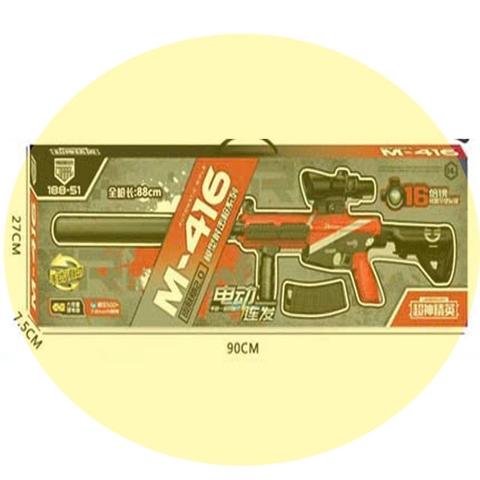 Đồ chơi M416 bắn đạn thạch liên thanh - 18851A