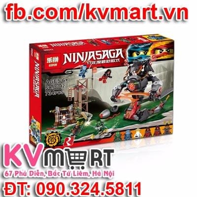 Lắp ráp Ninjago lepin 06042 - CUỘC GIẢI CỨU SƯ PHỤ KHỎI RẮN KHỔNG LỒ