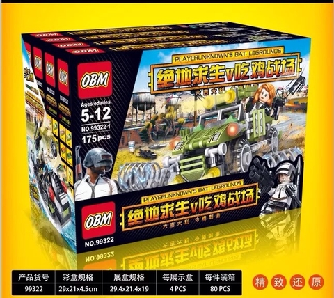 Combo 4 hộp lego quân sự - OBM 99322