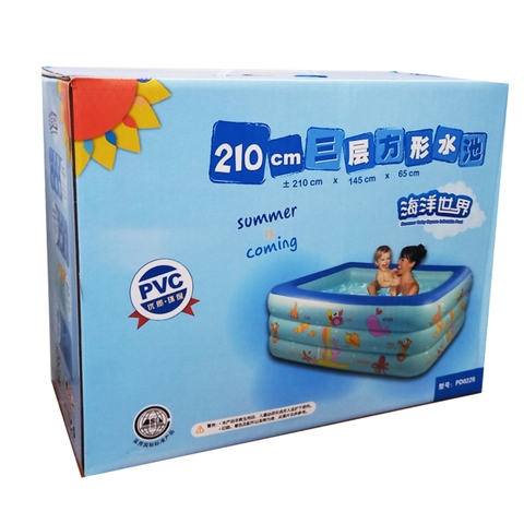 Bể bơi phao Summer ba tầng khổ 210cm