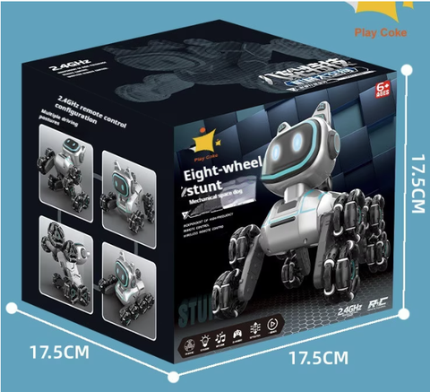 Chó Robot Thông Minh 8 Bánh – Đồ Chơi Công Nghệ Điều Khiển Cử Chỉ Đỉnh Cao Cho Bé
