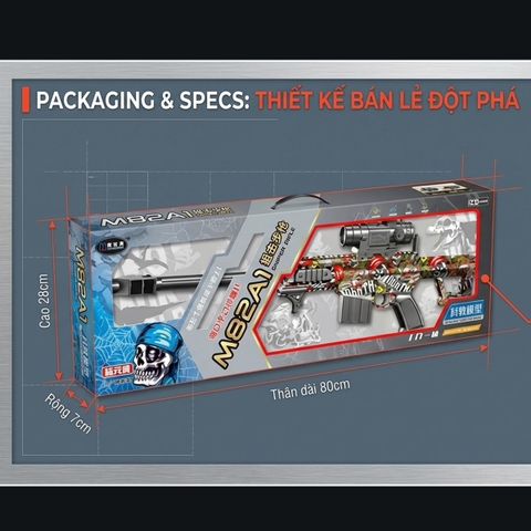 Đồ Chơi Trẻ Em Phóng Hạt Nở M82A1