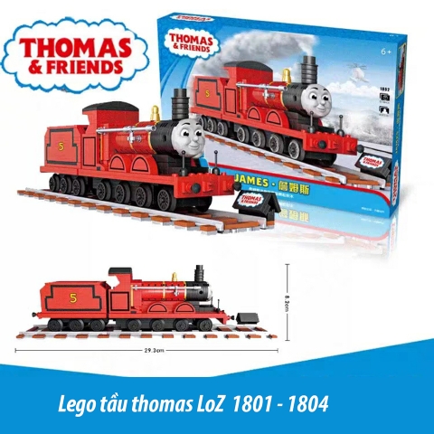 Bộ đồ chơi lắp ráp lego tàu hỏa Thomas - LoZ 1801