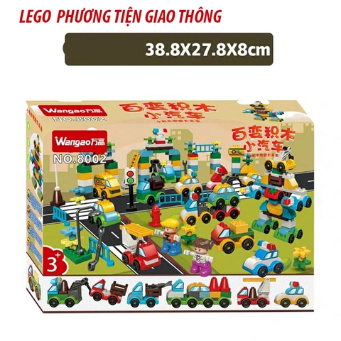 Lắp ráp Lego phương tiện giao thông - Wangao 8002