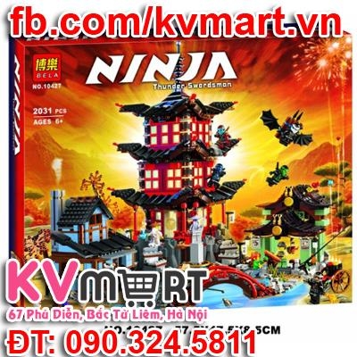 LẮP RÁP NINJAGO NGÔI ĐỀN LUYỆN VÕ CỦA NINJA (lepin 06022)