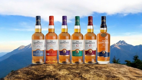 Dòng Sản phẩm cốt lõi của The Glenlivet - Khám phá bộ sưu tập rượu