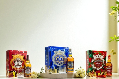 Rượu Chivas hộp quà Tết quà biếu sang trọng đẳng cấp và ý nghĩa