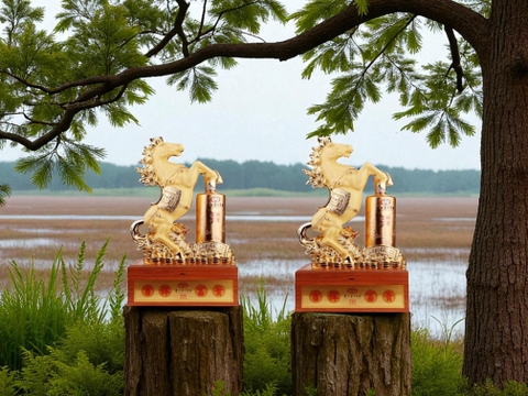 Rượu Linh Vật Con Ngựa 2026 – Quà Tặng Phong Thủy Đẳng Cấp Cho Năm Mới Bính Ngọ