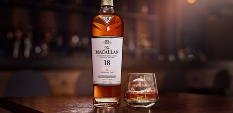 Rượu Macallan 18 gỗ sồi Mỹ: Macallan 18 years Sherry Oak