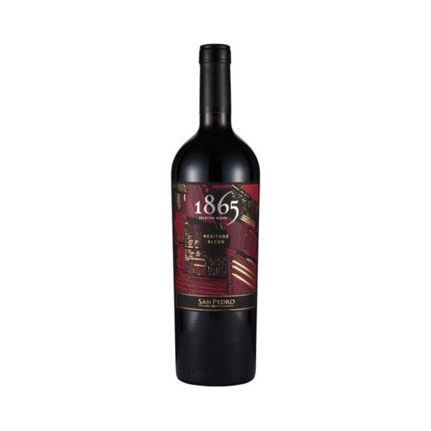 Rượu vang đỏ Chile San Pedro 1865 Heritage Blend cao cấp