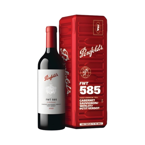 Rượu vang đỏ Úc Penfolds French Winemaking Trial 585 hộp quà Tết 2026 hộp thiếc chính hãng