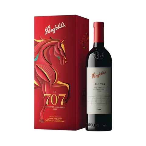 Rượu Vang Đỏ Úc Penfolds Bin 707 Hộp Quà Tết 2026 Chính Hãng