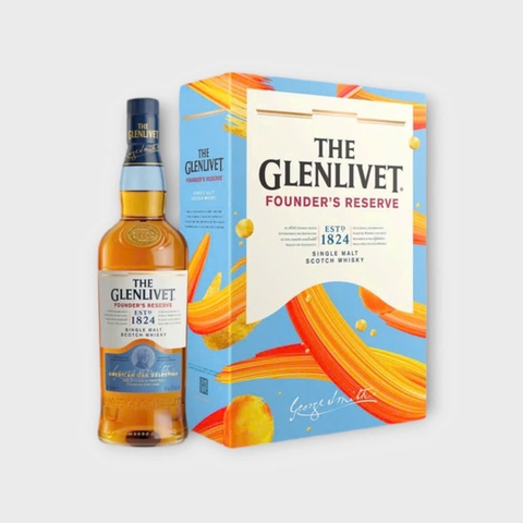 Rượu Glenlivet 1824 Xanh - Hộp Quà tết 2025..