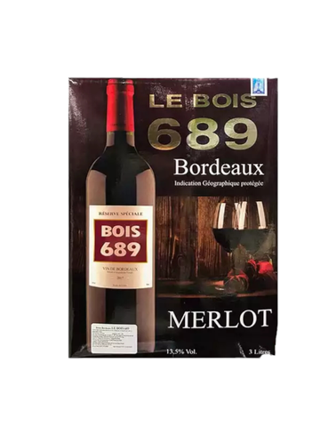 Vang bịch Le Bois 689 Bordeaux Merlot