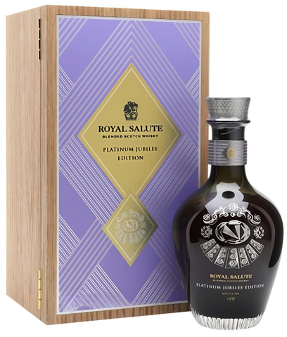 Rượu Royal salute Platinnum Jubliee - Kent Amethyst.