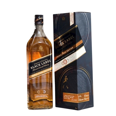 Rượu Johnnie Walker Black Label Triple Cask Edition 1L Chính Hãng