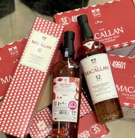 Rượu Macallan 12 Double Cask Collection Uk Chính Hãng