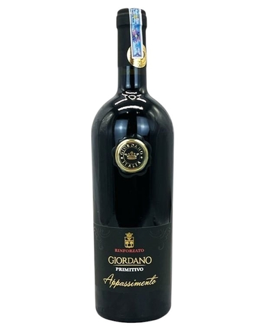Rượu vang đỏ Ý Giordano Appassimento Primitivo 99 Chính Hãng