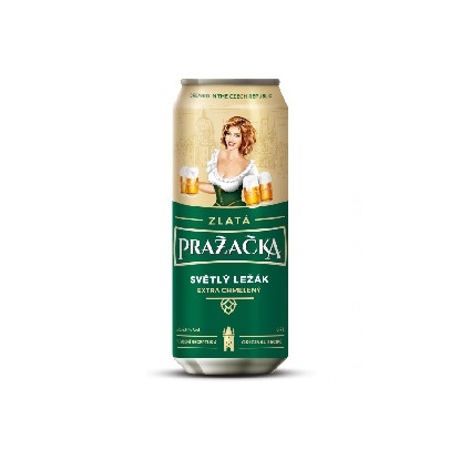 Bia Prazacka Extra Hop 4,9% Tiệp – Thùng 24 lon 500 ml