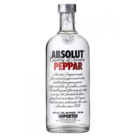Rượu Absolut Vodka Peppar
