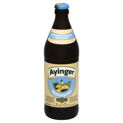 Bia Ayinger Brauweisse 5,1% Đức – chai 500ml