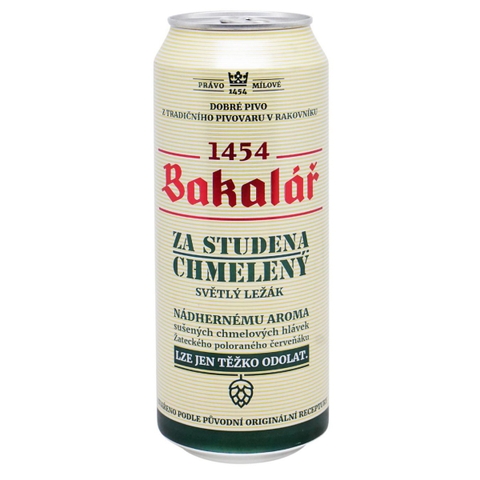 Bia Bakalar Dry Hopped Lager 5.2%-Lon 500ml