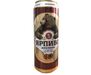 Bia Gấu Đen mạnh 7.2% (Nga) – lon cao 500ml