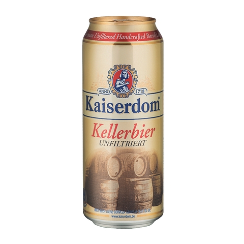Bia Kaiserdom Kellerbier 4,7% Đức – thùng 24 lon 500 ml