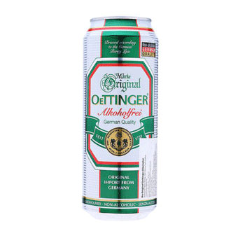 Bia Oettinger chay 0,5% Đức – thùng 24 lon 500ml