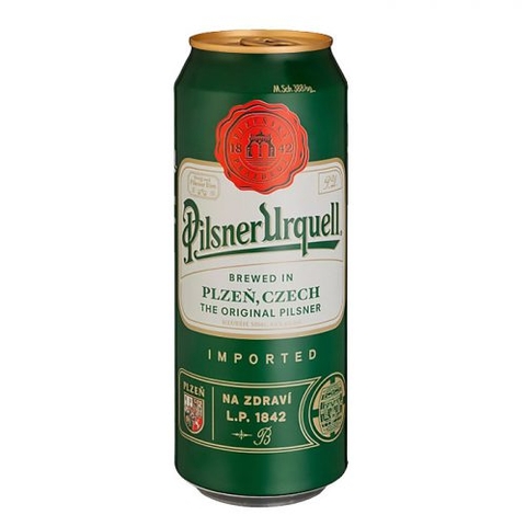 Bia Pilsner Urquel 4,4% Tiệp – thùng 24 lon 500ml