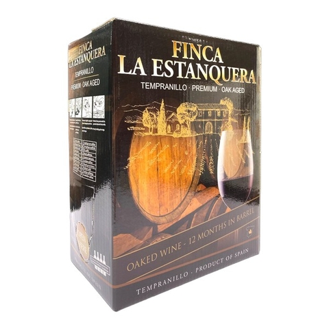 Bịch Rượu Vang Đỏ Tây Ban Nha Finca La Estanquera