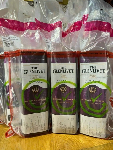 Rượu Glenlivet Tím Xách Tay - Duty Free