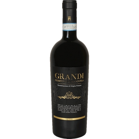 Rượu vang Ý Grandi Primitivo di Manduria DOP chính hãng