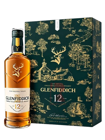 Rượu Glenfiddich 12 năm Hộp Quà Tết 2027 Chính Hãng