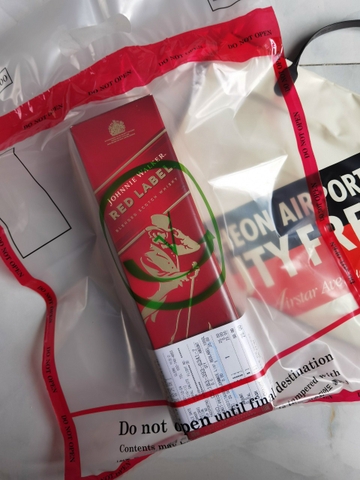 Rượu Johnnie Walker Red Label xách tay