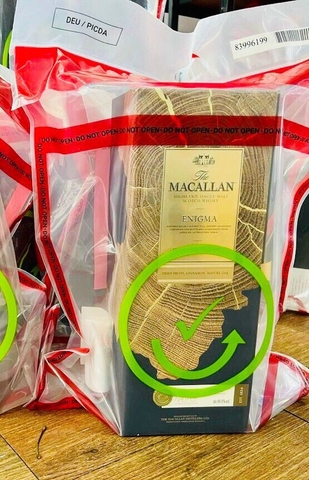 Rượu Macallan Enigma Xách Tay - Duty Free