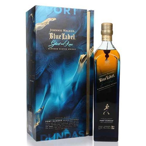Rượu Johnnie Walker Blue Label Ghost and Rare Port Dundas