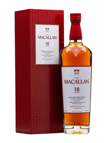 Rượu Macallan 18 Sherry Oak Collection 2025