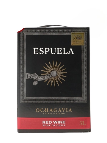 Rượu Vang Bịch Chile Đỏ Ochagavia Espuela Red 3L Chính Hãng