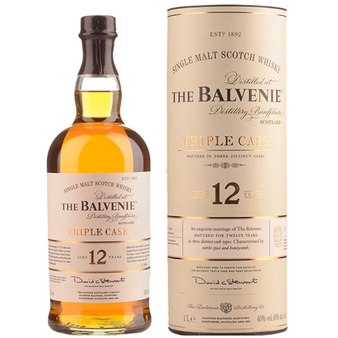 RƯỢU BALVENIE 12 TRIPLE CASK -GIÁ TỐT NHẤT.