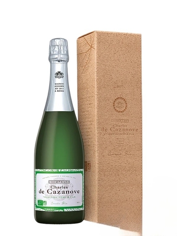 Rượu Champagne Charles de Cazanove Cuvée Bio Limited Edition Chính Hãng