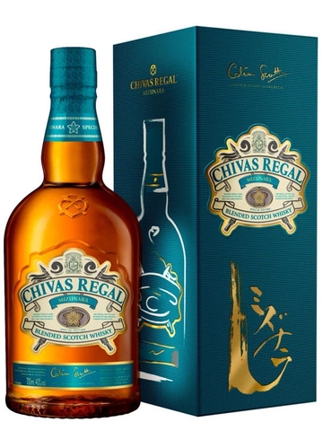 Rượu Chivas Regal Mizunara 12 Màu Xanh