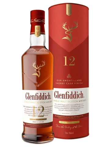 Rượu Glenfidich 12 năm Sherry Cask Finish.