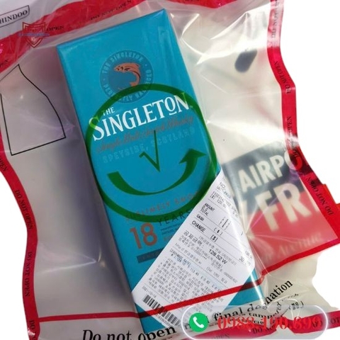 Rượu Singleton 18 Năm Xách Tay -Duty Free